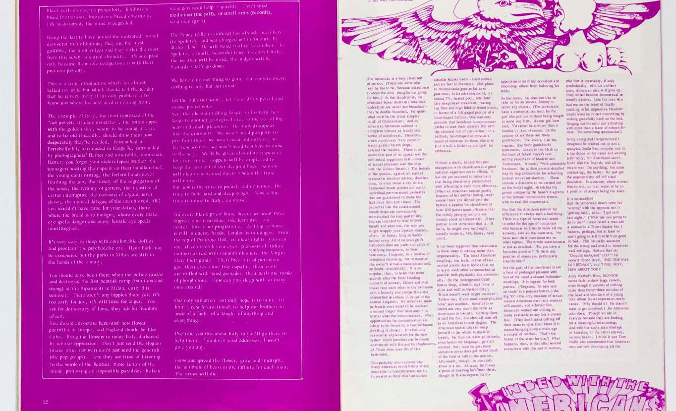 BOB DYLAN Oz magazine No.7 October 1967 MARTIN SHARP Richard Neville AMANDA LEAR