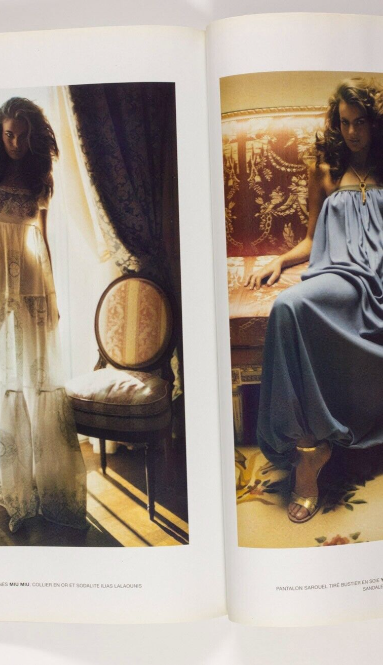FILIPPA HAMILTON Eva Herzigova MARTIN MARGIELA Paris Vogue February 2002 Celine