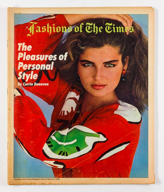 EVA VOORHEES Mariel Hemingway CHERYL TIEGS Fashions Of The Times 1980 Ali McGraw