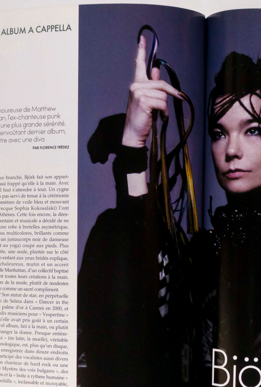 NATALIA VODIANOVA Bjork STEPHAN SEDNAOUI Elle magazine JEAN-BAPTISTE MONDINO vtg