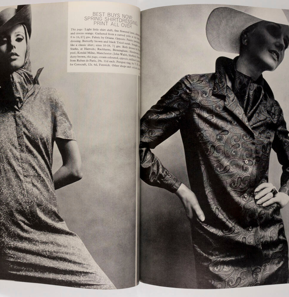 Jean Shrimpton JILL KENNINGTON Lee Radziwill TWIGGY Fiona Campbell-Walter VOGUE