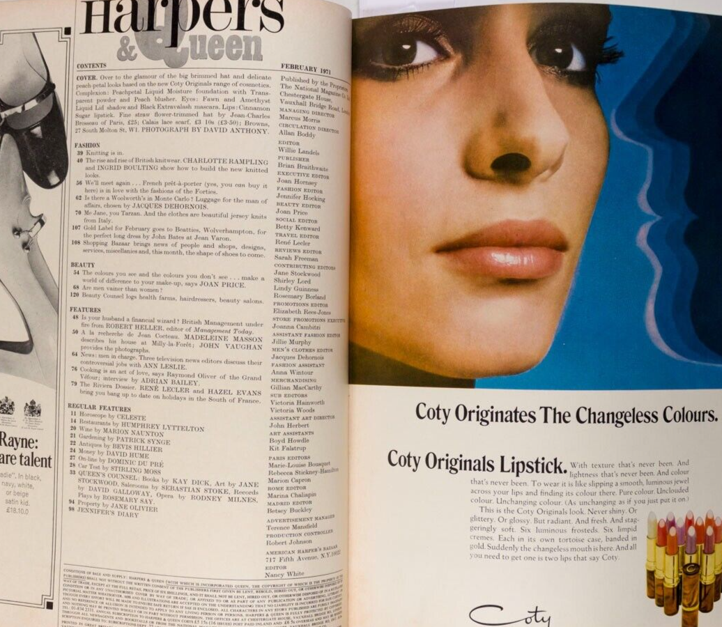 Ingrid Boulting HELMUT NEWTON Charlotte Rampling JEAN VARON Harper's & Queen VTG