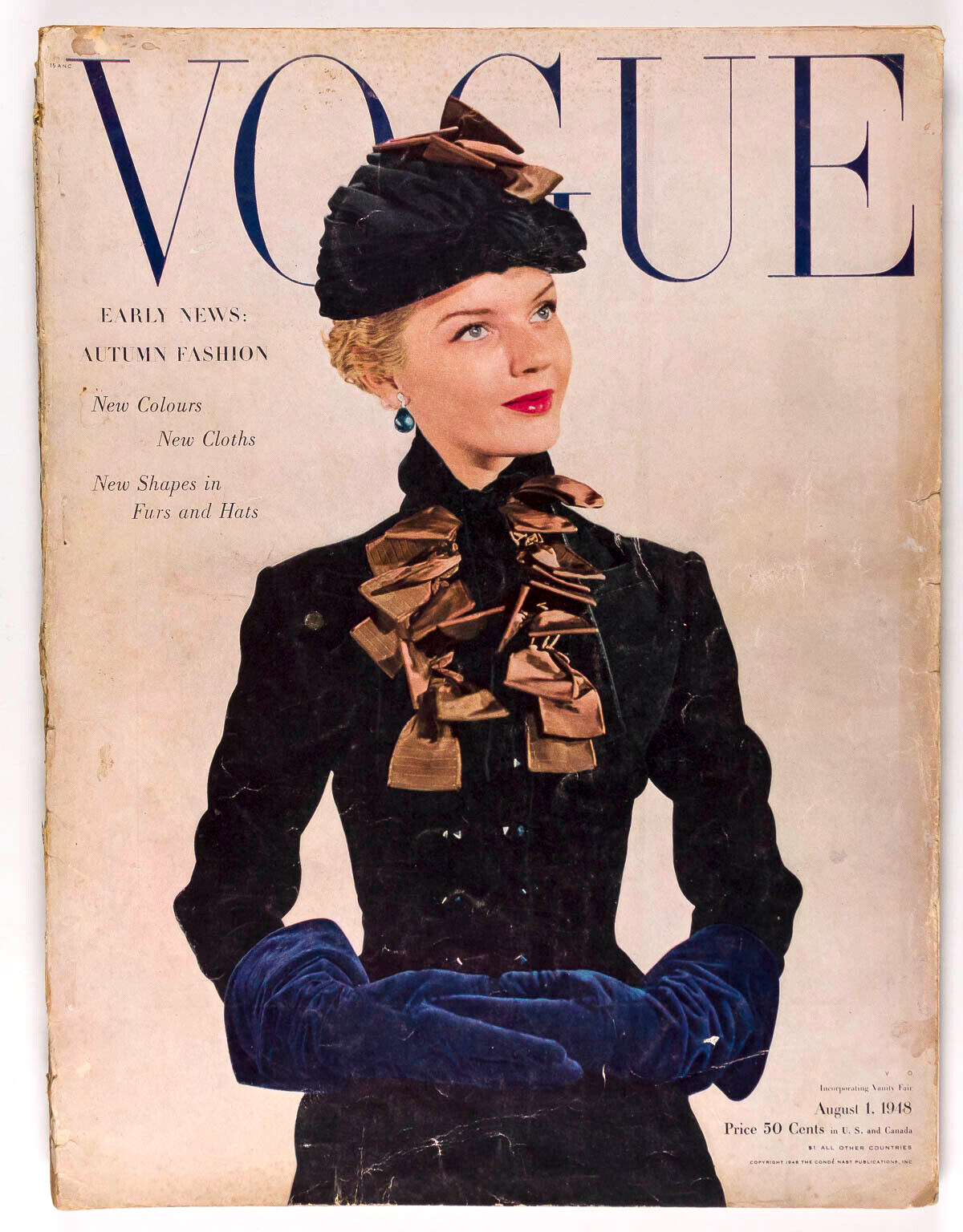 JEAN PATCHETT George Barbara Bush FELIKS TOPOLSKI Vogue US August 1948 Horst RBW
