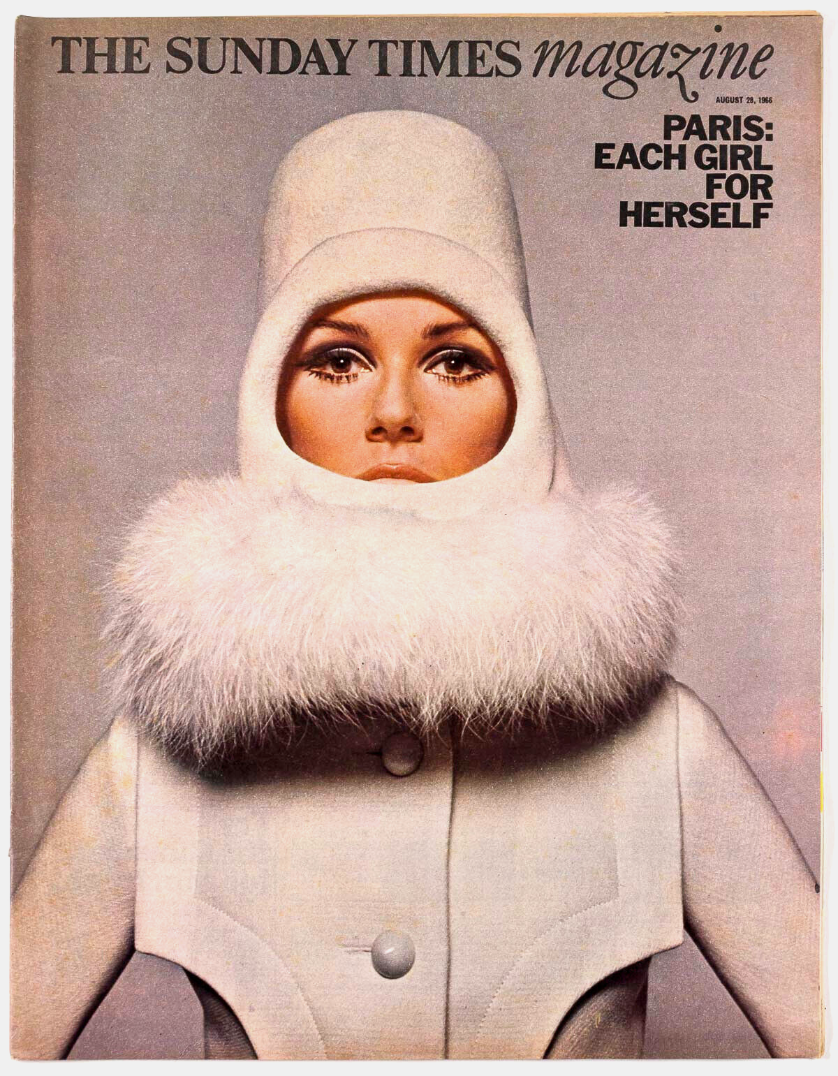Nicole De Lamarge PETER KNAPP Cardin SUNDAY TIMES August 1966 Hemingway SINATRA