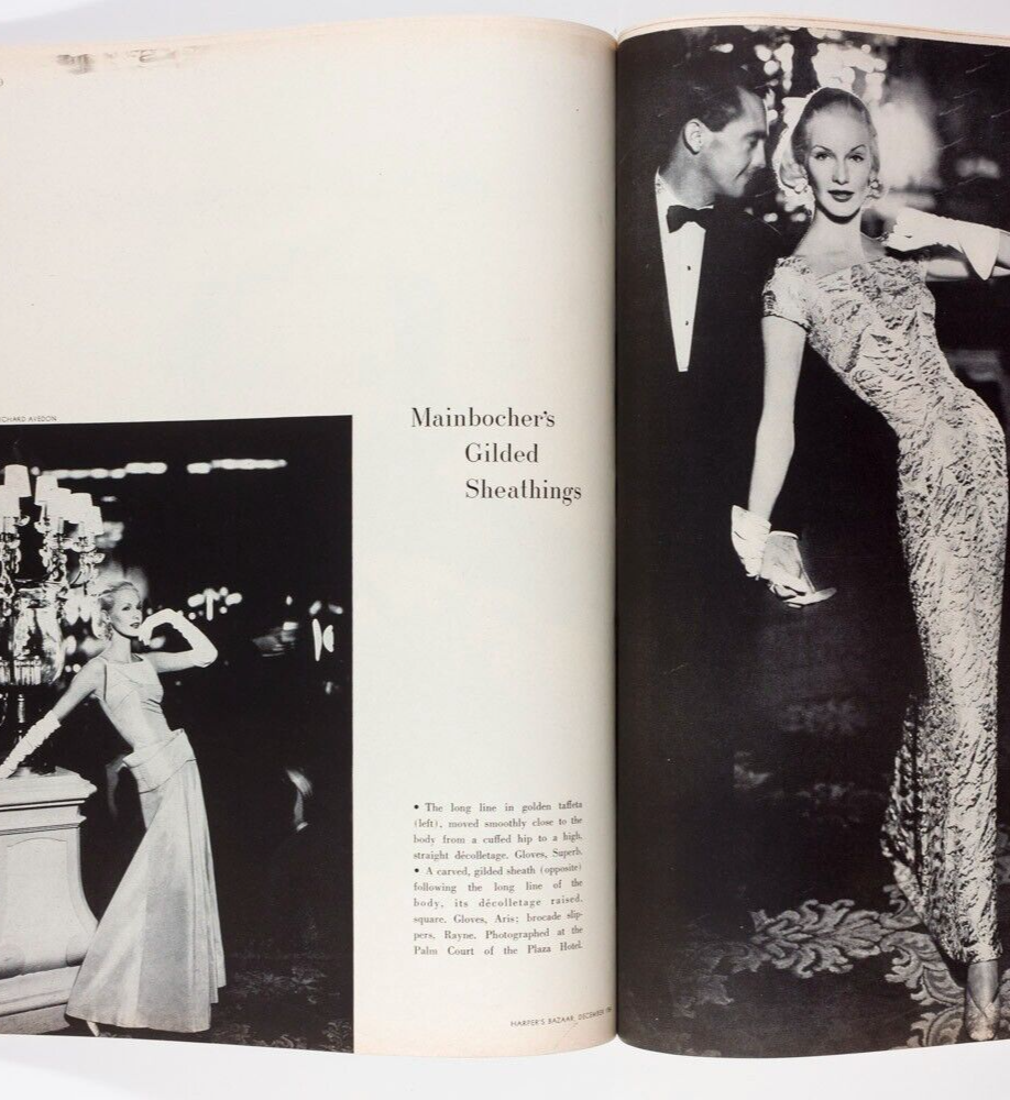 Andy Warhol SUNNY HARNETT Avedon HARPERS BAZAAR December 1954 GRACE KELLY