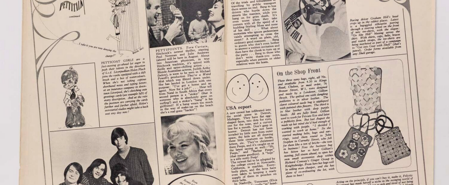 JULIE ANDREWS Twiggy MICK JAGGER Petticoat magazine June 1966 Mary Quant ASCHER