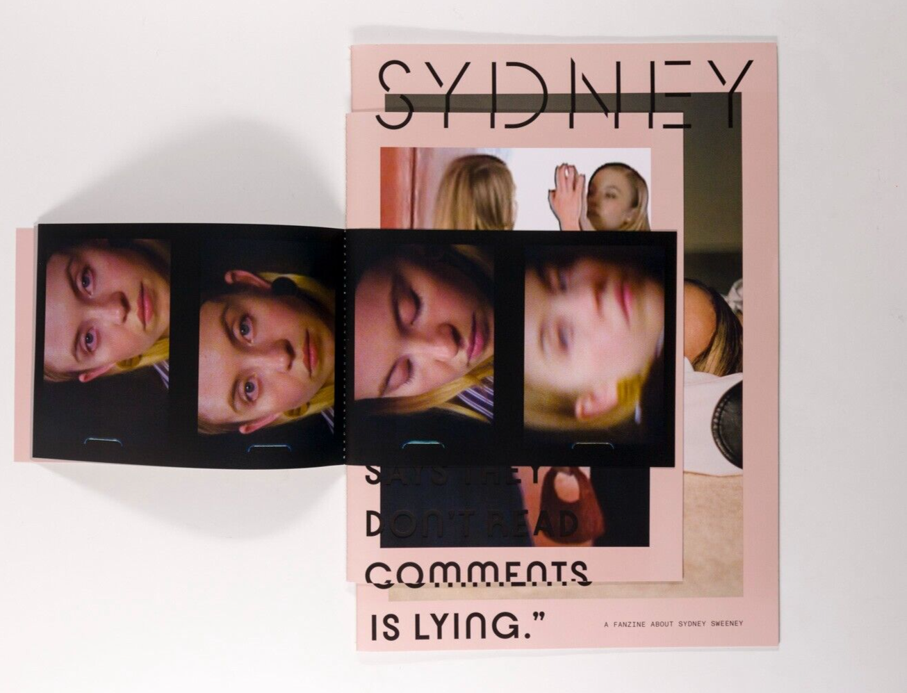 Sydney Sweeney TYRONE LEBON Lotta Volkova MIU MIU catalog LOOKBOOK zine AW 2022