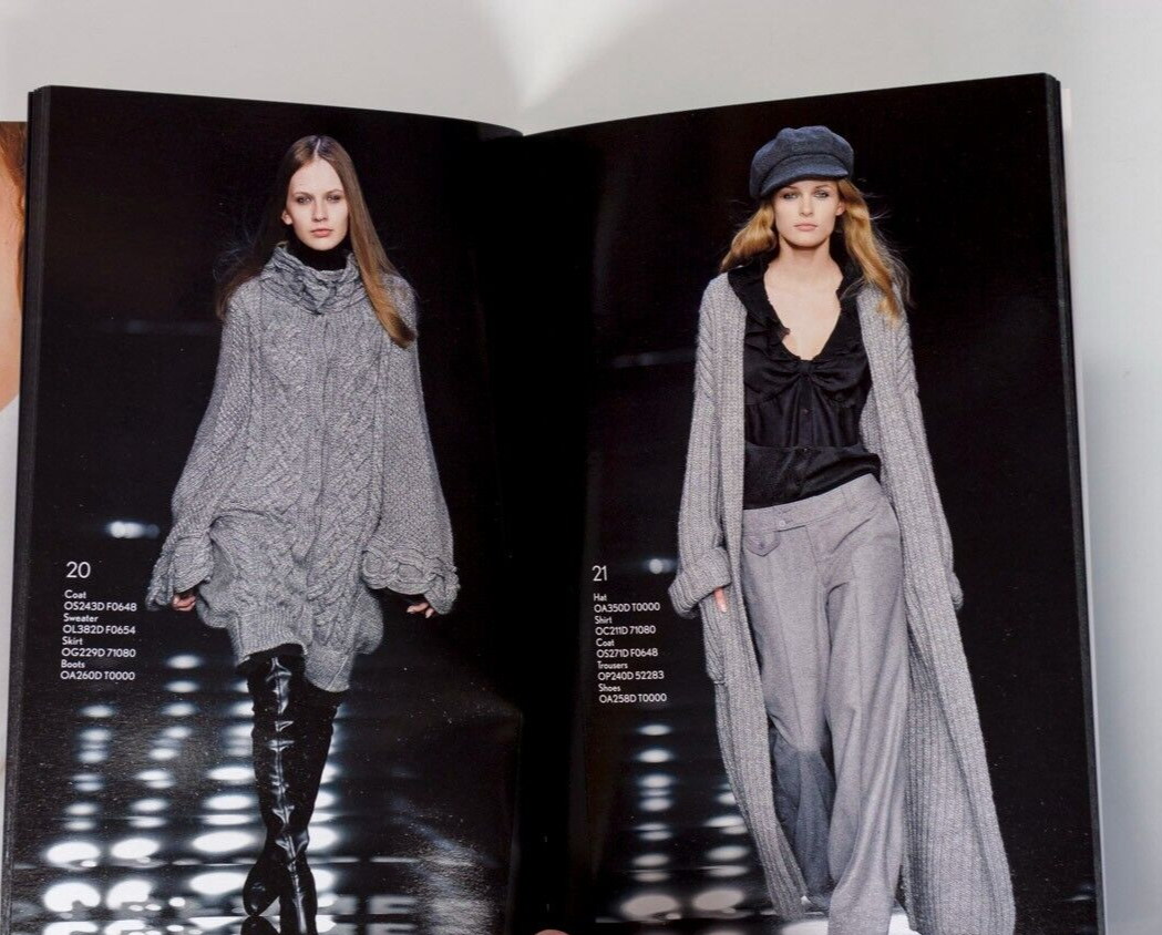 GISELE BUNDCHEN Mario Testino STEFANEL lookbook FALL 2008 catwalk models CATALOG