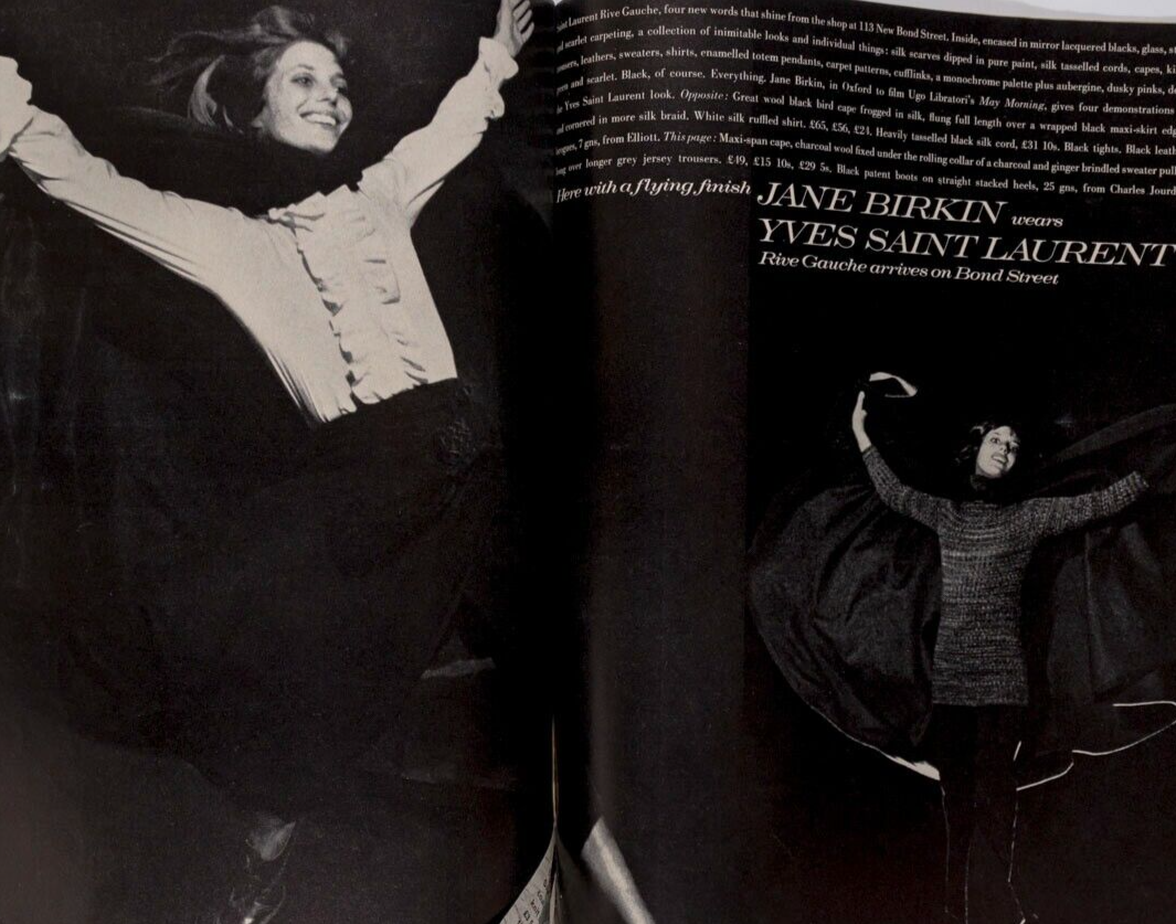 Maudie James GUY BOURDIN Louise Despointes JOANNA SHIMKUS Jane Birkin YSL Vogue