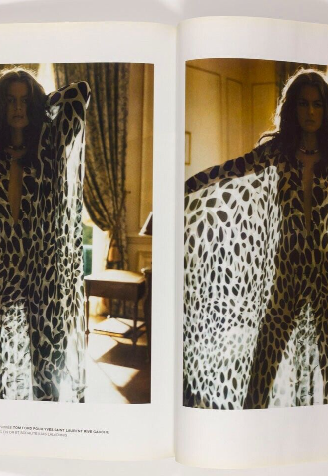 FILIPPA HAMILTON Eva Herzigova MARTIN MARGIELA Paris Vogue February 2002 Celine