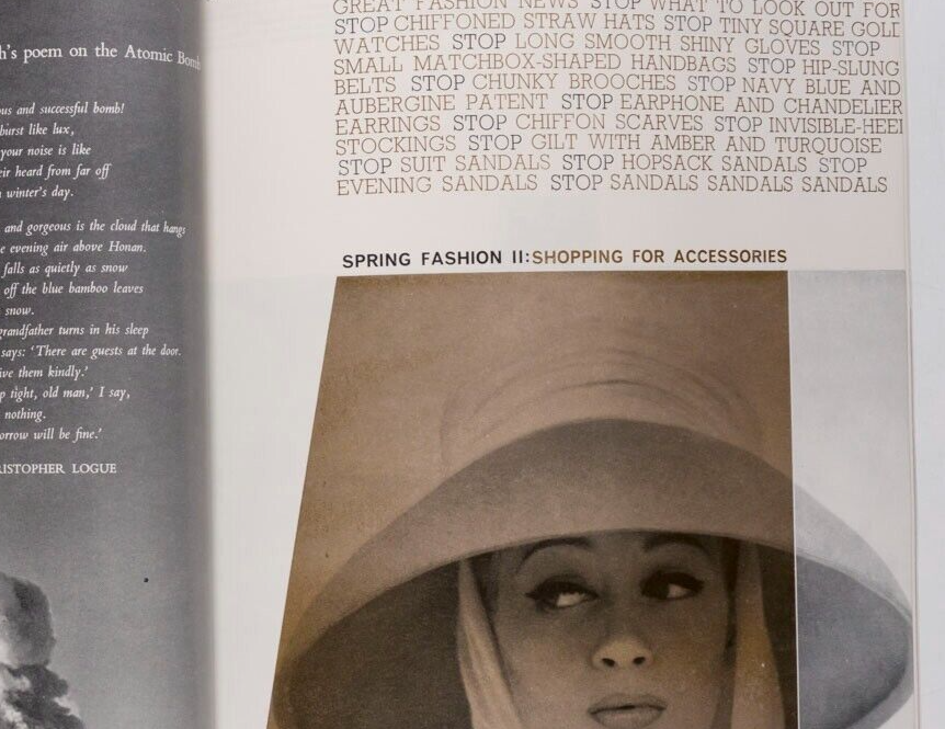 Givenchy CECIL BEATON Jean Shrimpton PETER SELLERS Eve Arnold JFK Queen magazine