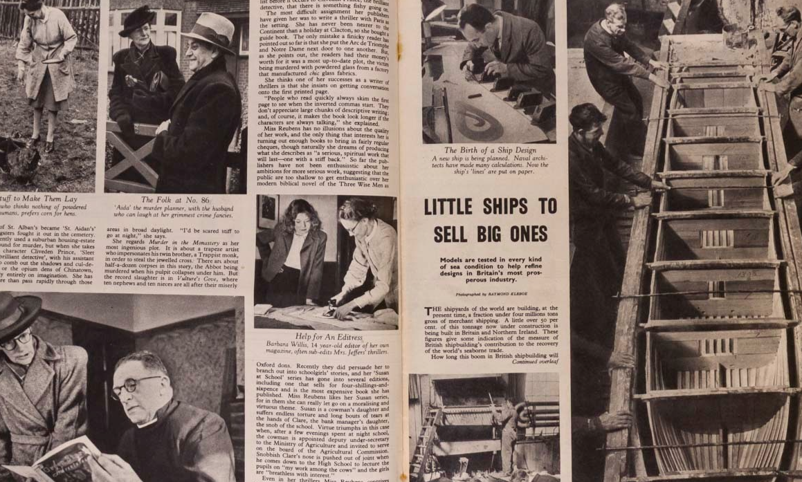 VIVIEN LEIGH Garbo BERTRAM MILLS Huntsville PICTURE POST January magazine 1948