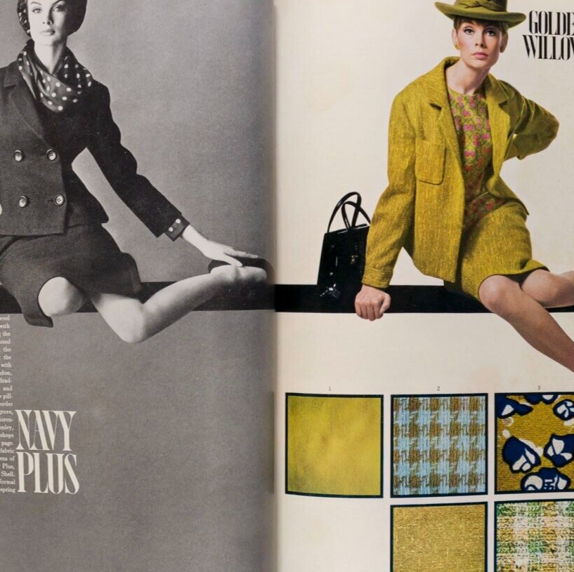 BARBRA STREISAND Jill Kennington BIBA Jean Shrimpton BRUCE DAVIDSON Navy Vogue