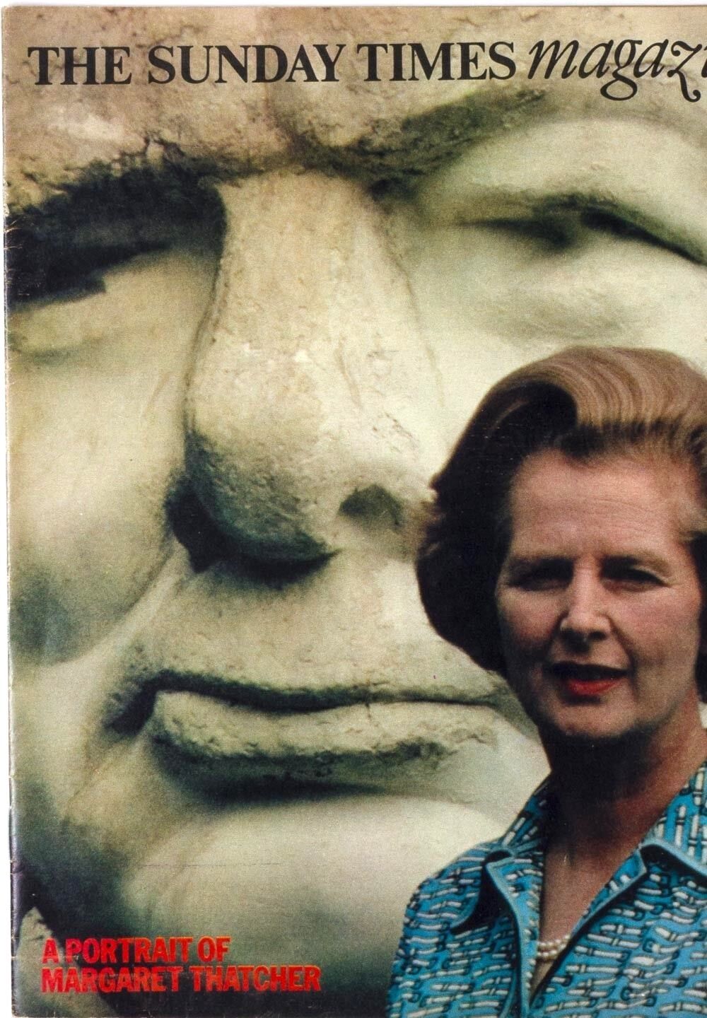 MARGARET THATCHER Steve Ovett EVE ARNOLD Liliane Lijn WTC Sunday Times magazine