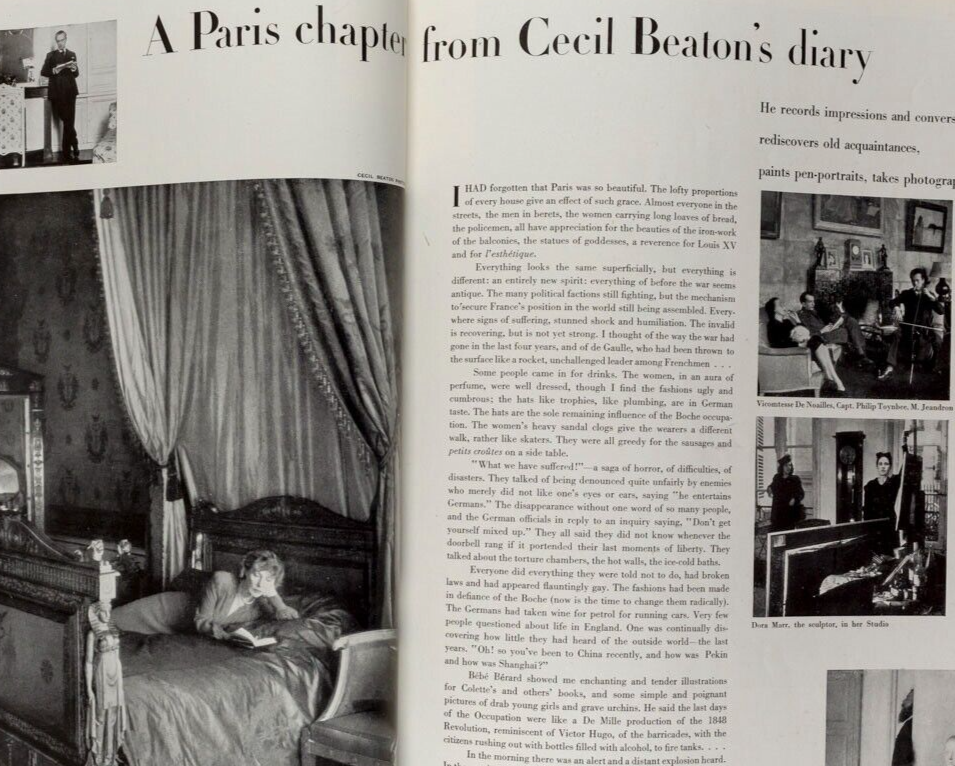 LEE MILLER Norman Parkinson CECIL BEATON Vogue February 1945 80th birthday gift