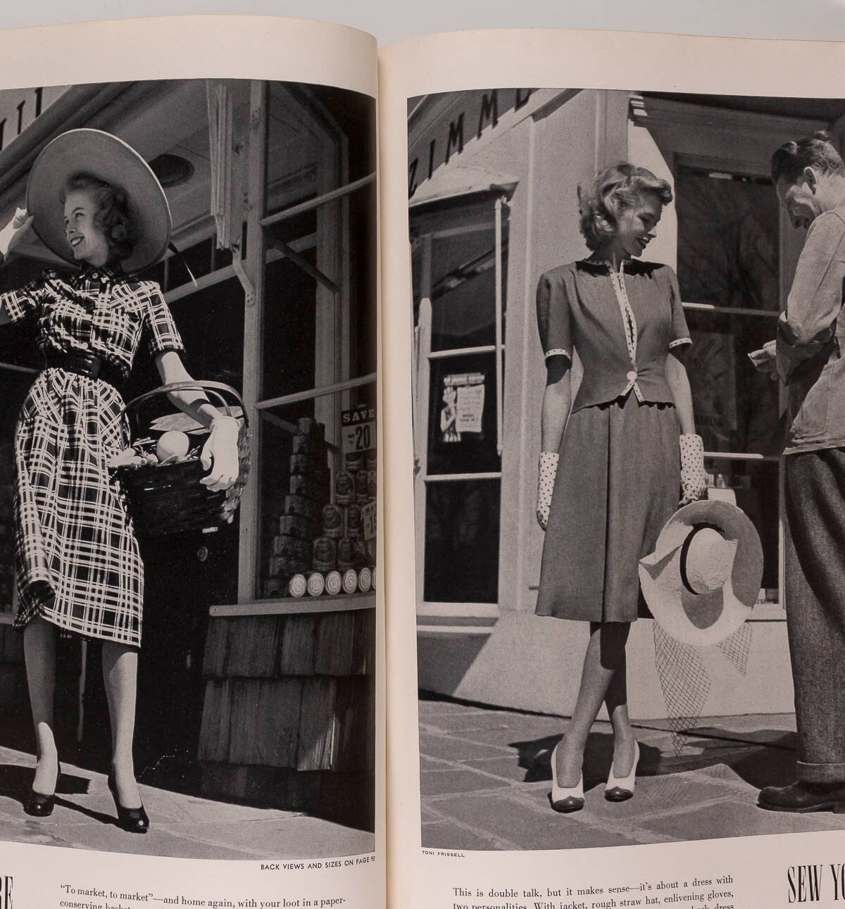 Florence Reichman RENE BOUCHE John Rawlings RBW Carl Erickson VOGUE May 1942 vtg