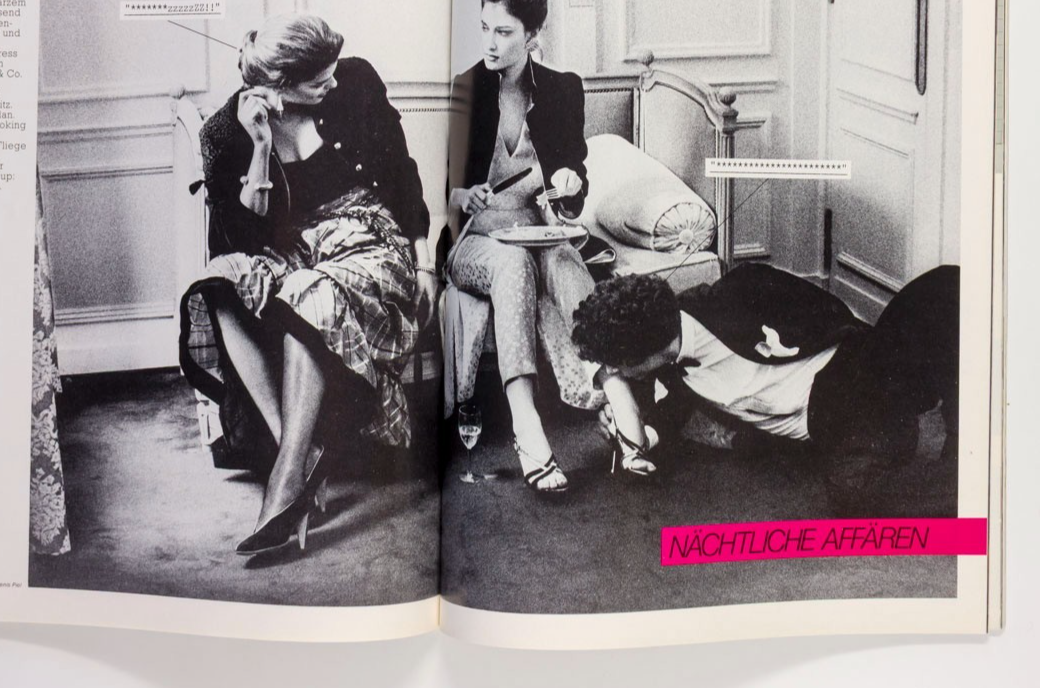 JULI FOSTER Albert Watson GERMAN VOGUE December 1979 Denis Piel MEXICO China VTG