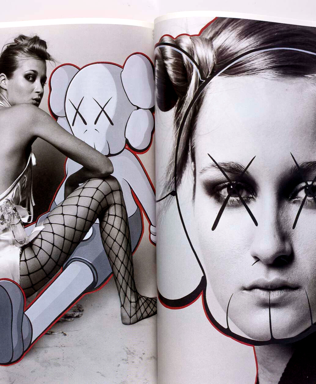 KAWS Pamela Anderson NYLON magazine 2001 February MISCHA BARTON Jennifer Garner