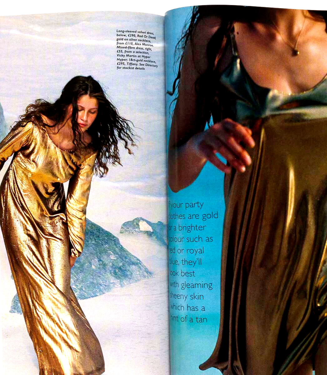 Tatjana Patitz LAETITIA CASTA Perry Ogden MARIE CLAIRE December 1994 Liberace UK