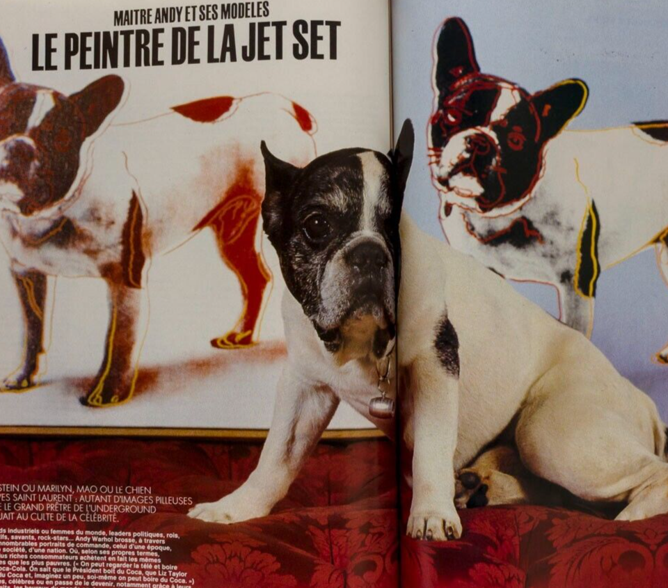 ANDY WARHOL Claire Dhelens INES DE LA FRESSANGE Lacroix YSL Adidas ELLE magazine