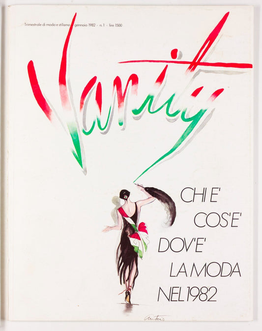 ANTONIO LOPEZ Karl Lagerfeld CHLOE Vanity magazine No 1 January 1982 Mugler JCDC