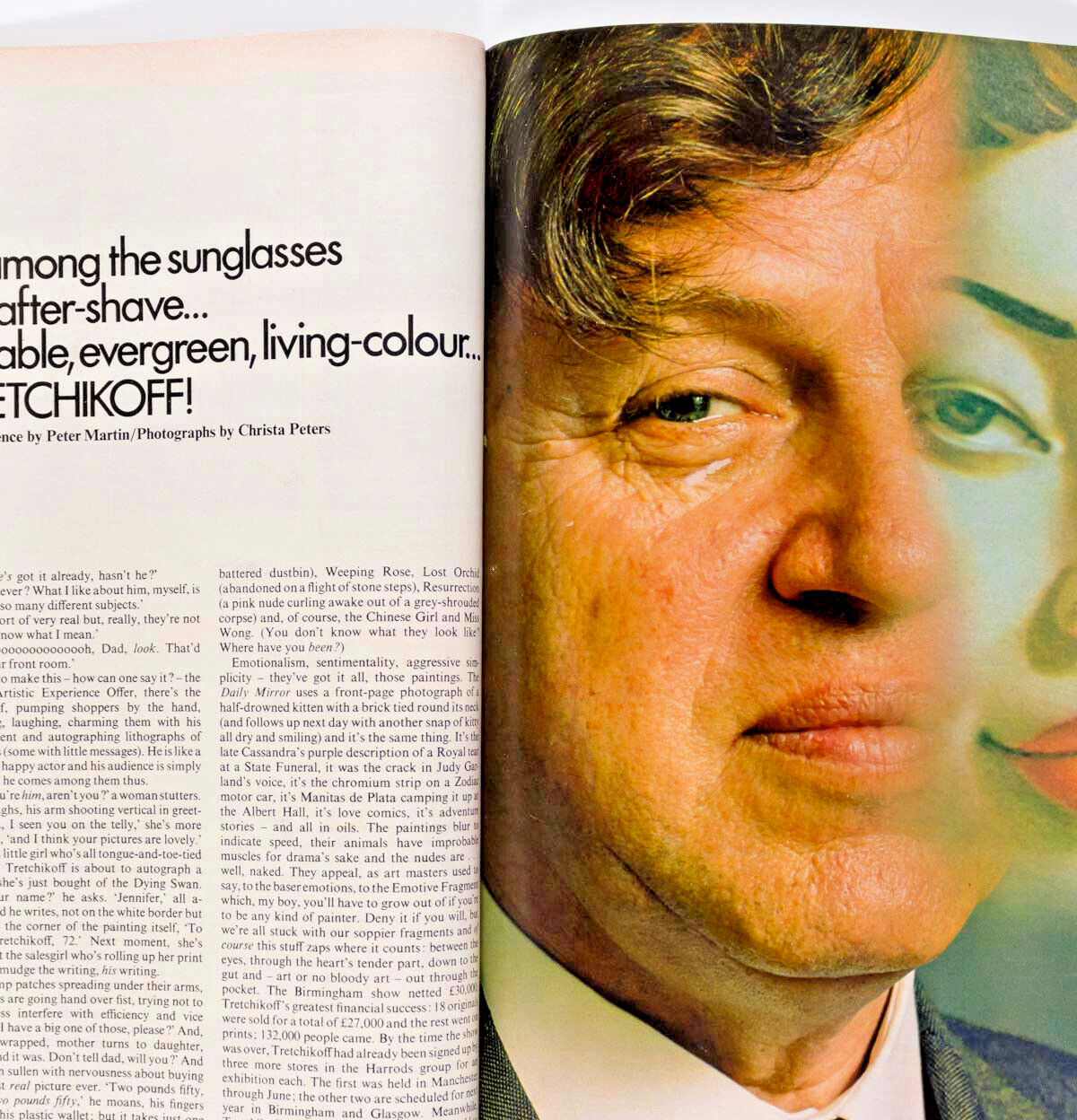 GUY BOURDIN Caroline Baker THE SWEET Tretchikoff IKA HINDLEY Eija NOVA magazine