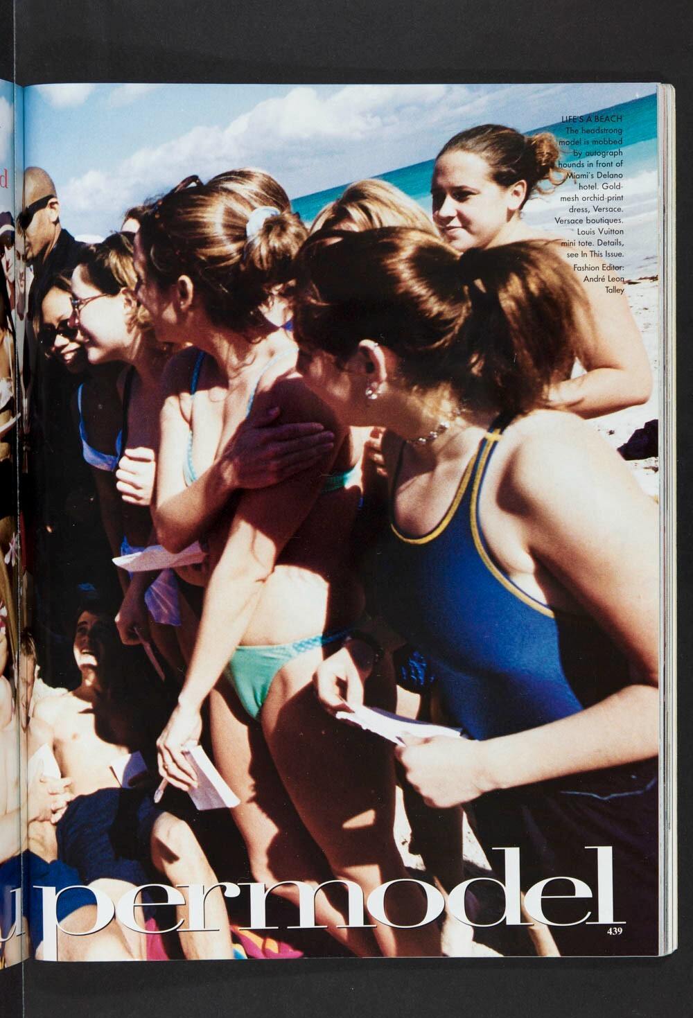 Carolyn Murphy BRUCE WEBER Naomi Campbell VOGUE March 1999 Gucci GISELE Madonna