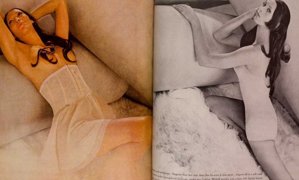 Lauren Hutton TINA AUMONT Norman Parkinson VOGUE August 1968 Veruschka HORST vtg