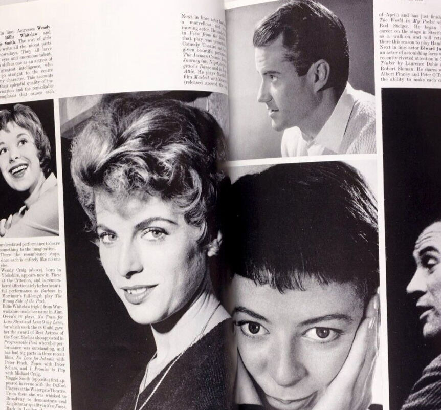 Francoise Dorleac MAGGIE SMITH Terence Donovan SYDNEY NOLAN About Town magazine
