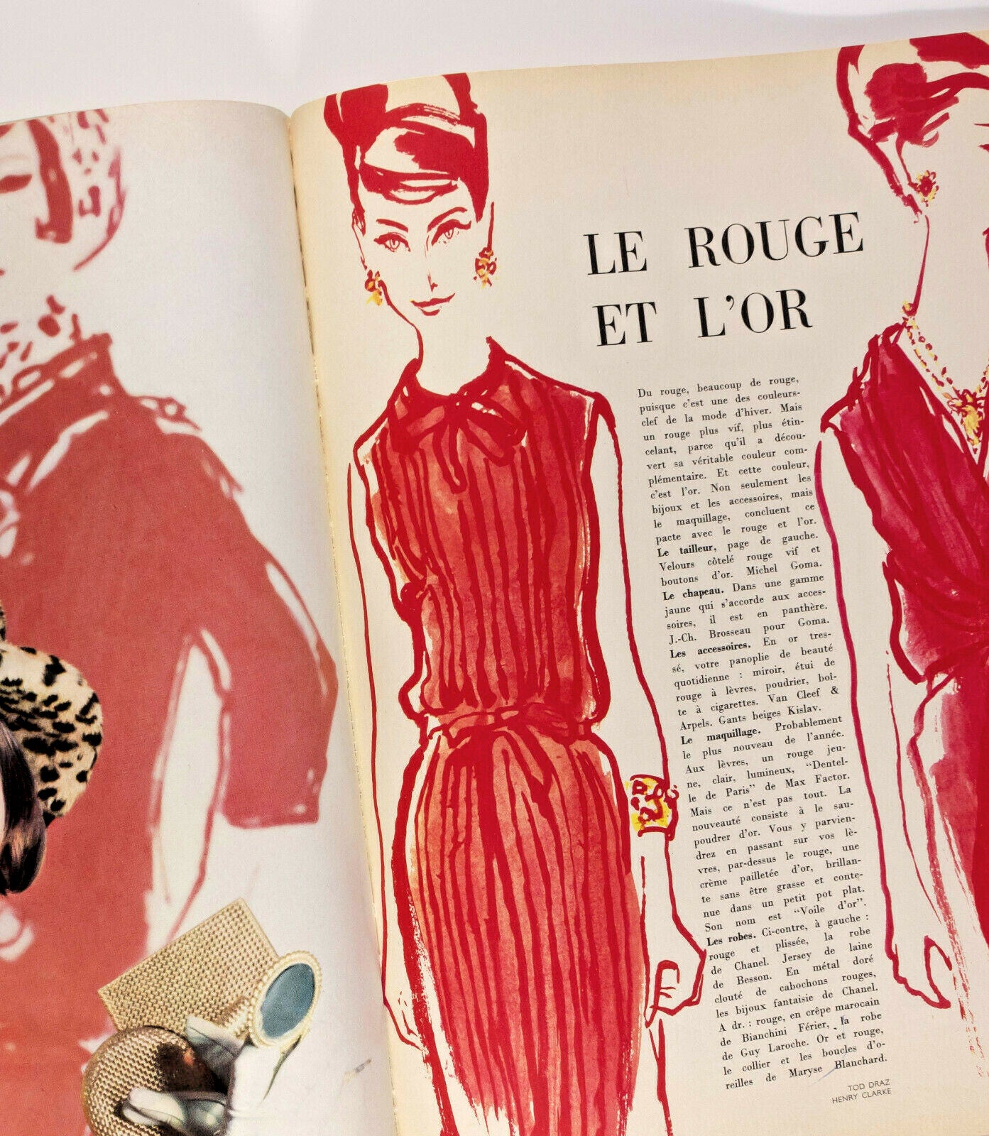 Anna Bjorck JOSPHINE BAKER Gruau PARIS VOGUE Nov 1960 Munich DRAZ Klein PEYNET