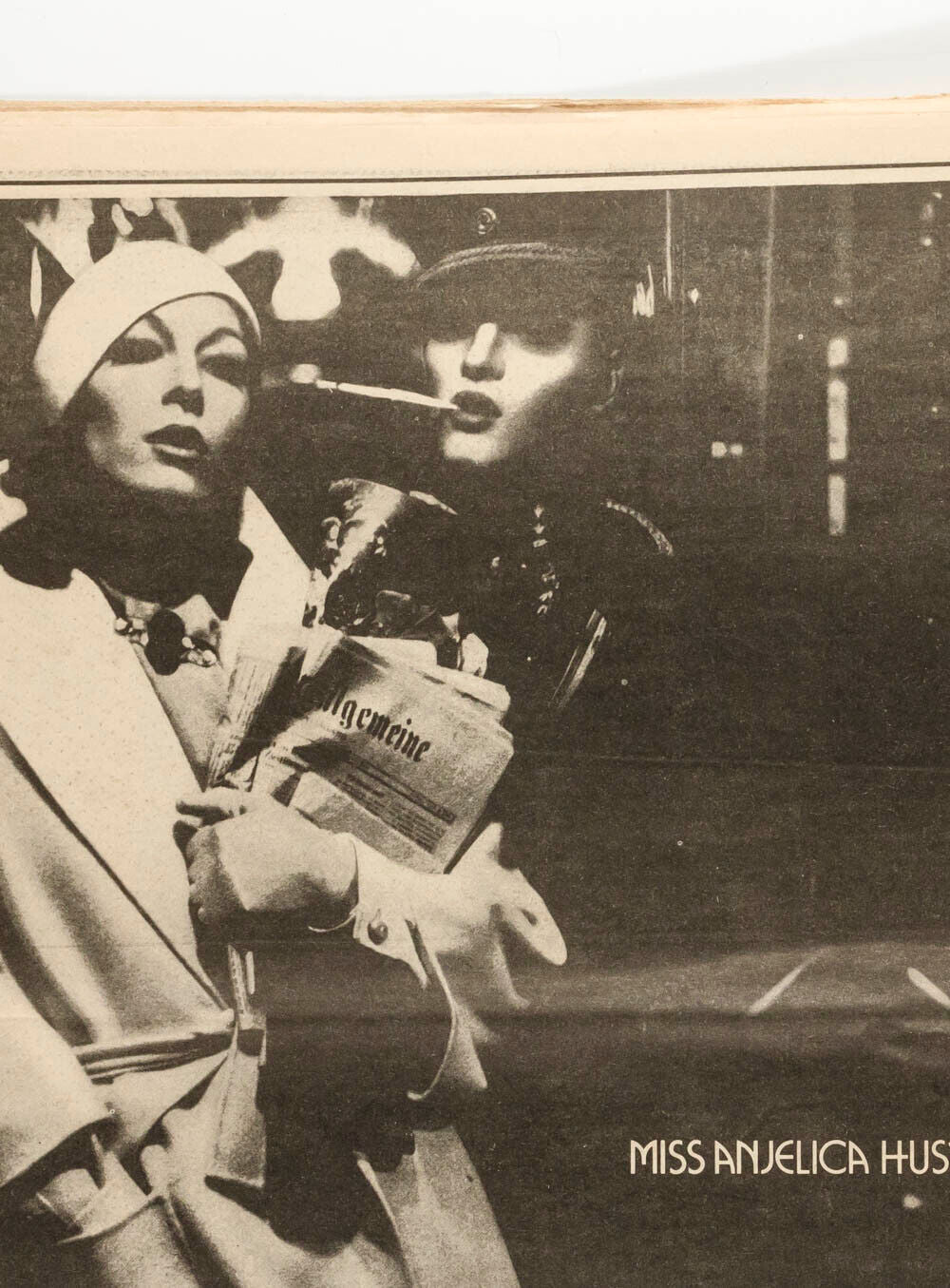 Anjelica JOHN Huston CALE Iggy Pop BOWIE Fran Lebowitz WARHOL Interview magazine