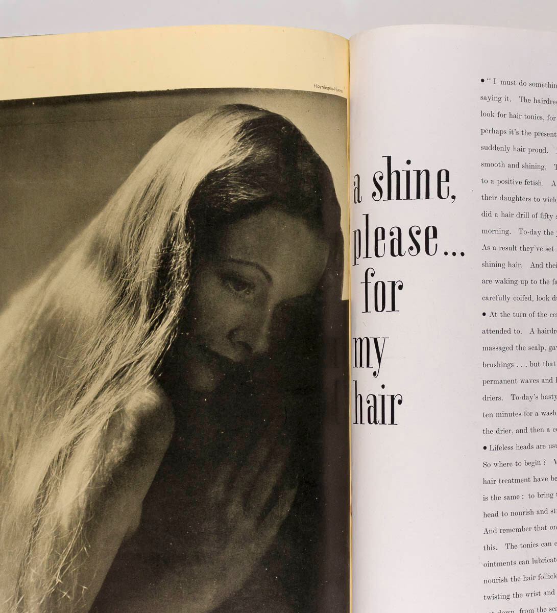 Tage Werner SHIRLEY TEMPLE Bill Brandt HARPER'S BAZAAR July 1944 HOYNINGEN-HUENE