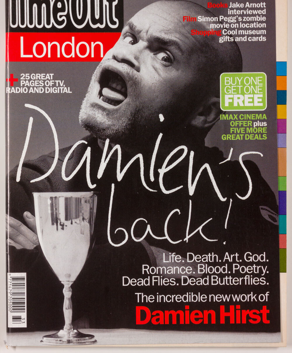 DAMIEN HIRST Brian Griffin SIMON PEGG Edgar Wright TRISH KEENAN Time Out London