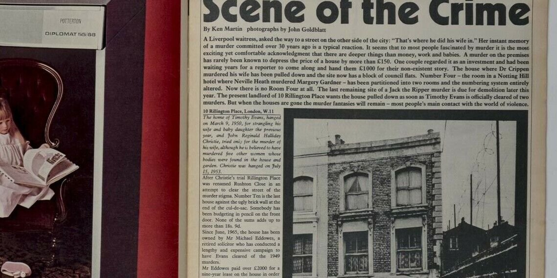 AUDREY HEPBURN Terry O'Neill JACK THE RIPPER Rillington Pl SUNDAY TIMES magazine