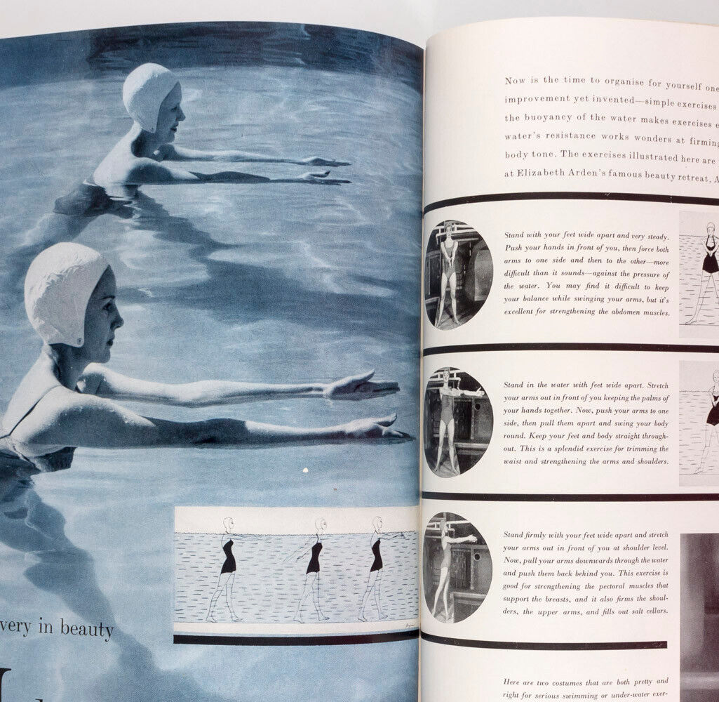 Lisa Fonssagrives IRVING PENN Henry Clarke RENE GRUAU Parasol VOGUE BEAUTY BOOK