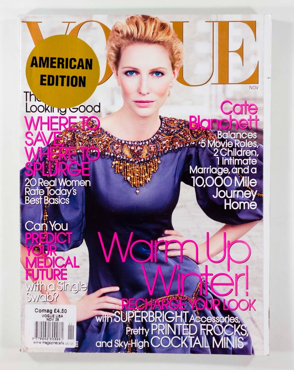 CATE BLANCHETT Steven Klein VOGUE magazine US November 2006 Fashion Y2K American