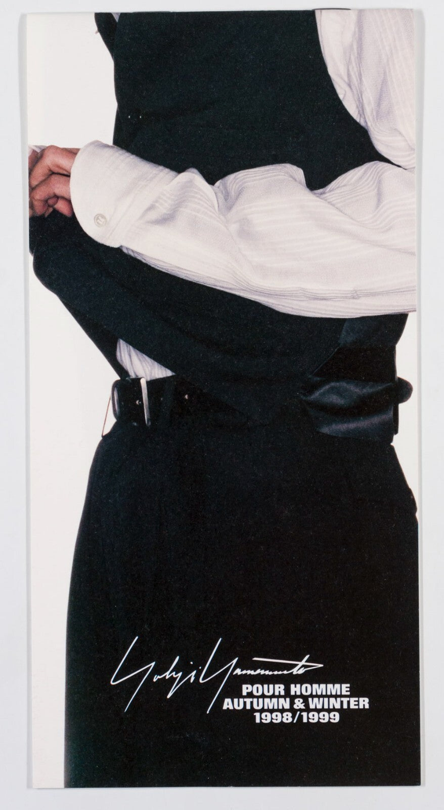 YOHJI YAMAMOTO Pour Homme LOOKBOOK Autumn Winter 1998 vtg INES DE LA FRESSANGE