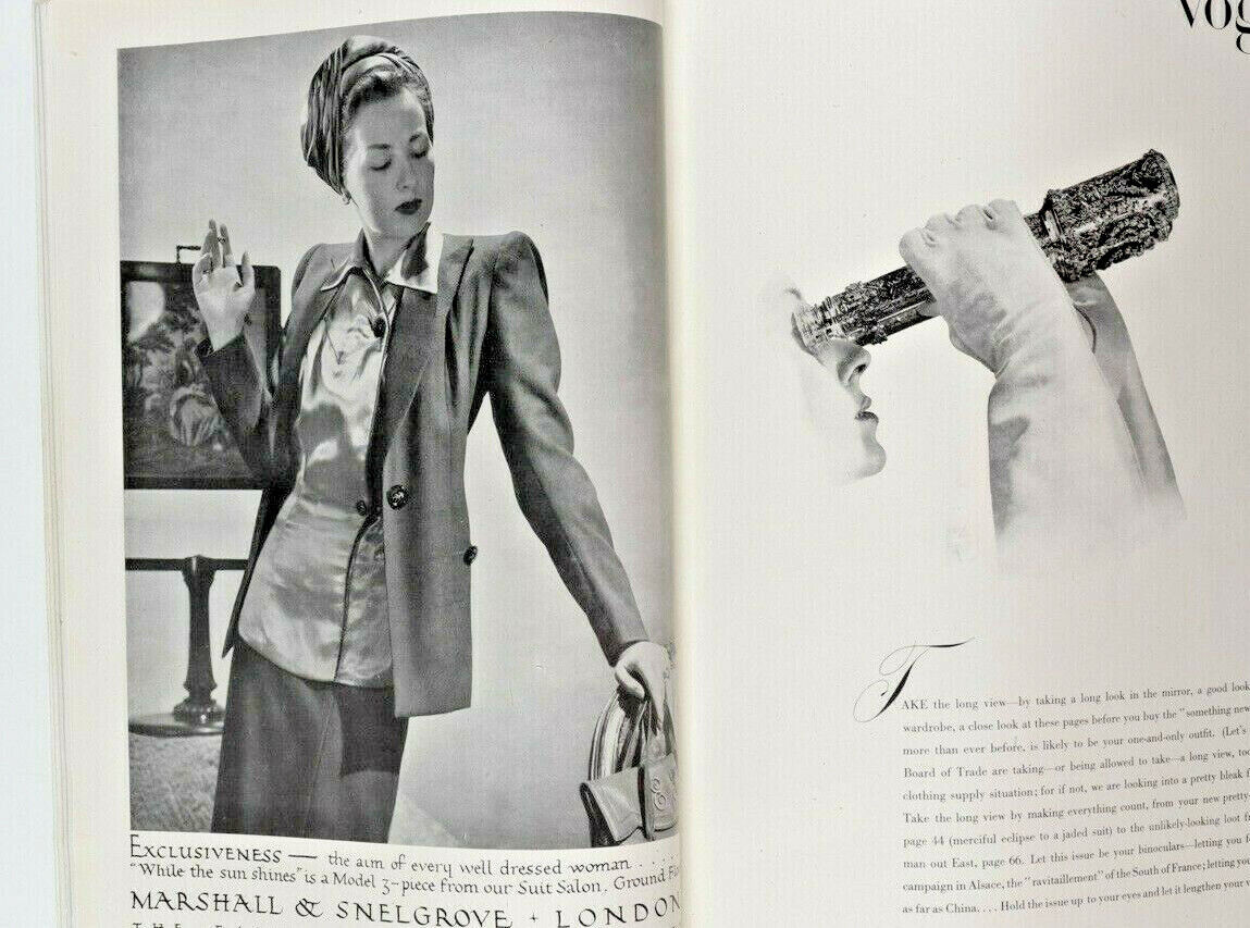 Lee Miller NORMAN PARKINSON Cecil Beaton CHINA Peggy Ashcroft ALSACE ~ Vogue WW2