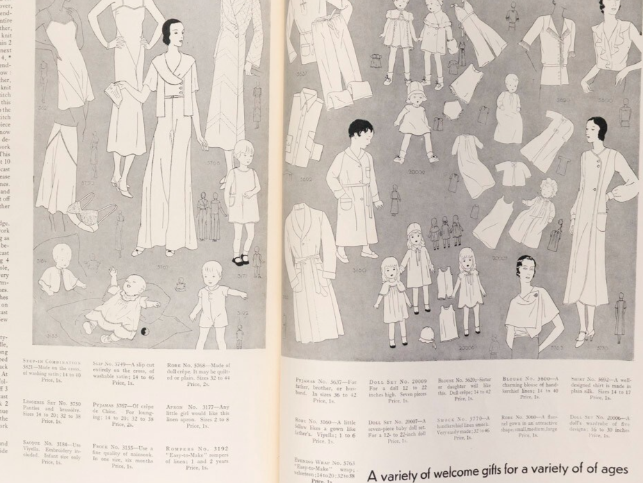 VOGUE PATTERN book December 1931 GEORGES LEPAPE Fashion WINTER Art Deco UK Women