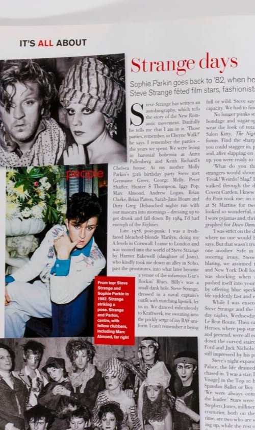ERIN O'CONNOR Sam Taylor Wood DON McCULLIN Harpers & Queen Jocelyn Wildenstein