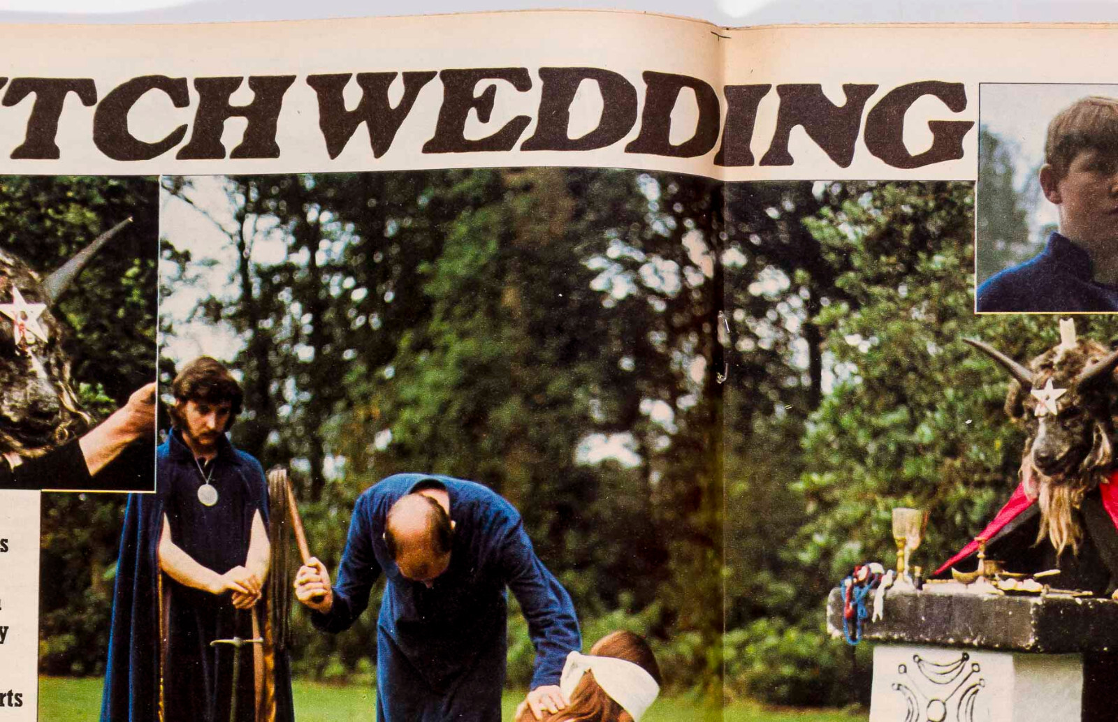 WITCH WEDDING Witchcraft CYNTHIA John LENNON Yoko Ono MAY PANG Titbits magazine