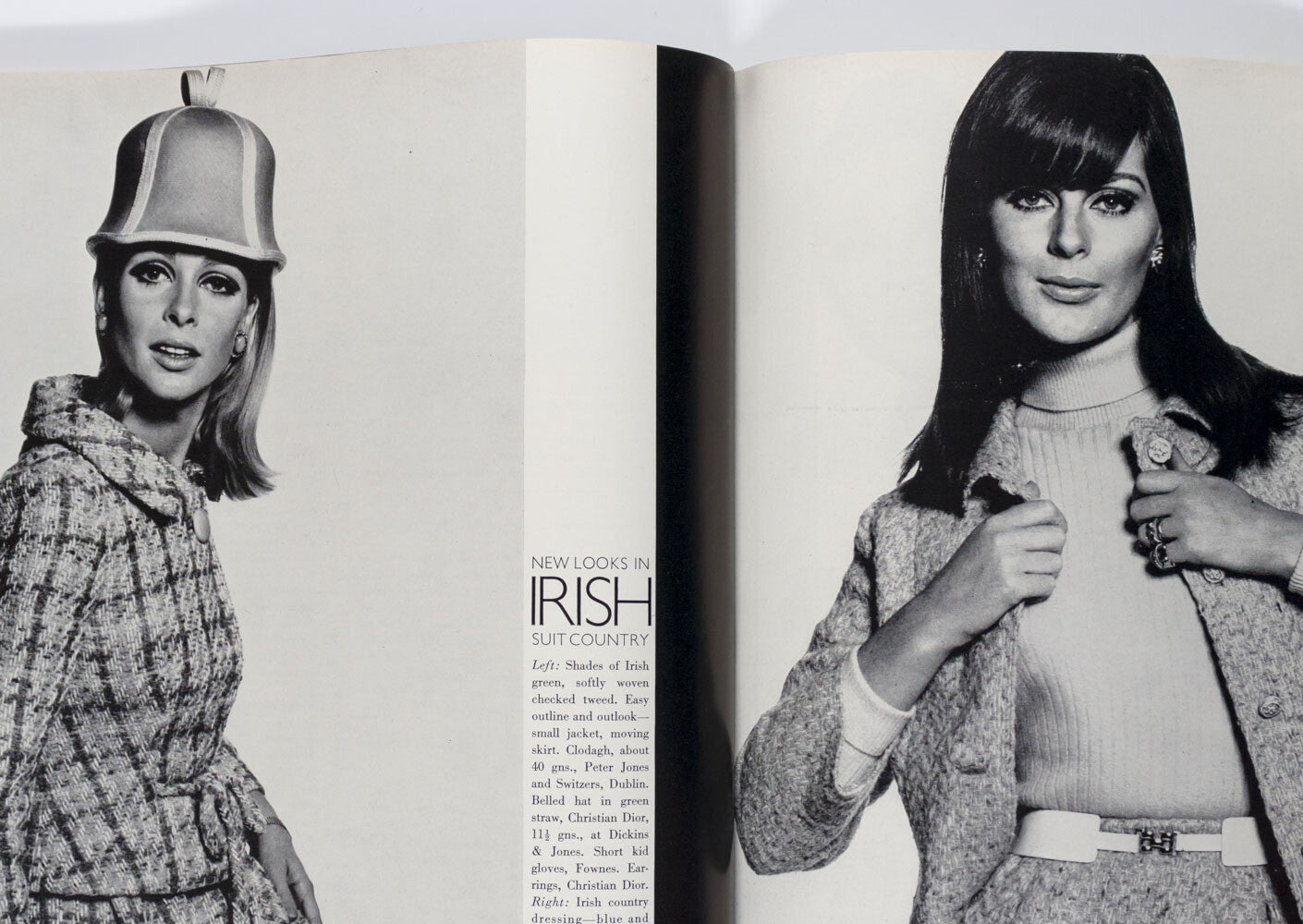 Veruschka JEAN SHRIMPTON Sonia Delaunay VOGUE February 1966 DUFFY Guy Bourdin UK