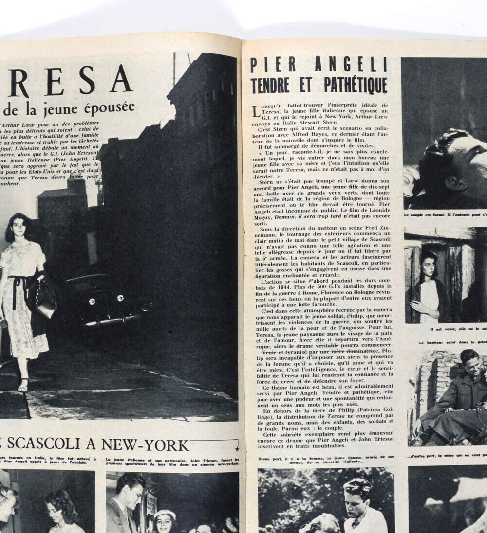 Vivien Leigh CINEMONDE magazine PIER ANGELI Michele Morgan COLETTE March 14 1952