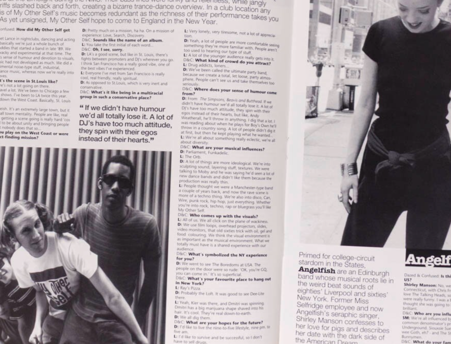 The Ramones AIDEN SHAW Eddie Izzard ORB Dazed & Confused magazine 6 1993 Rankin