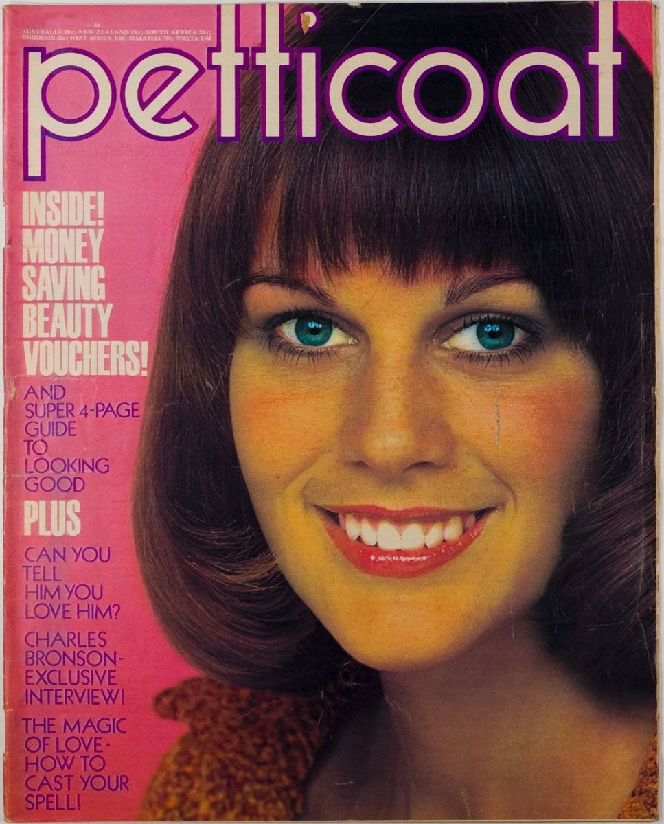 CHARLES BRONSON Jill Ireland Mary Quant BIBA Liberty FASHION PETTICOAT magazine