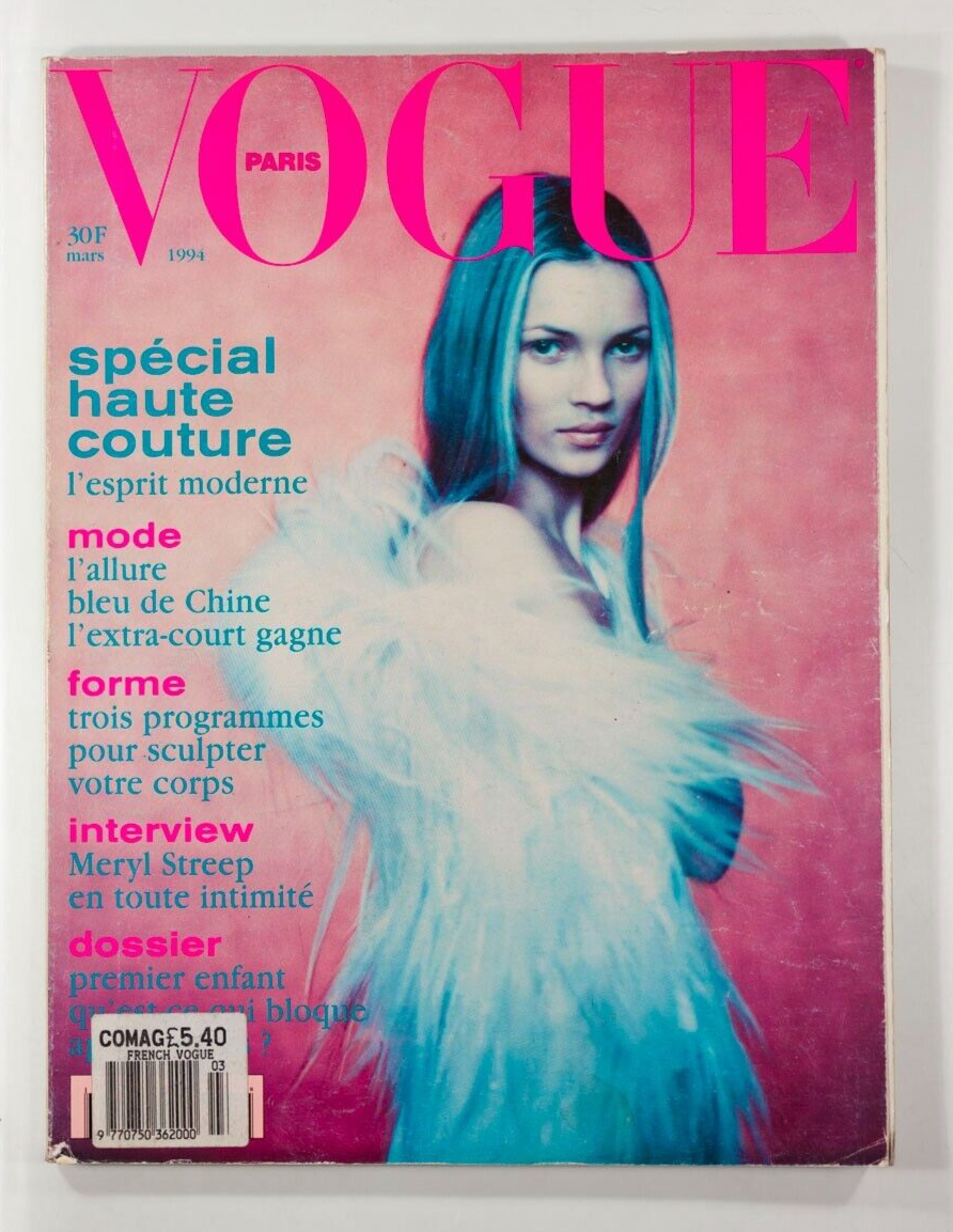 Kate Moss PAOLO ROVERSI Helmut Newton NADJA AUERMANN Bridget Hall PARIS VOGUE FR