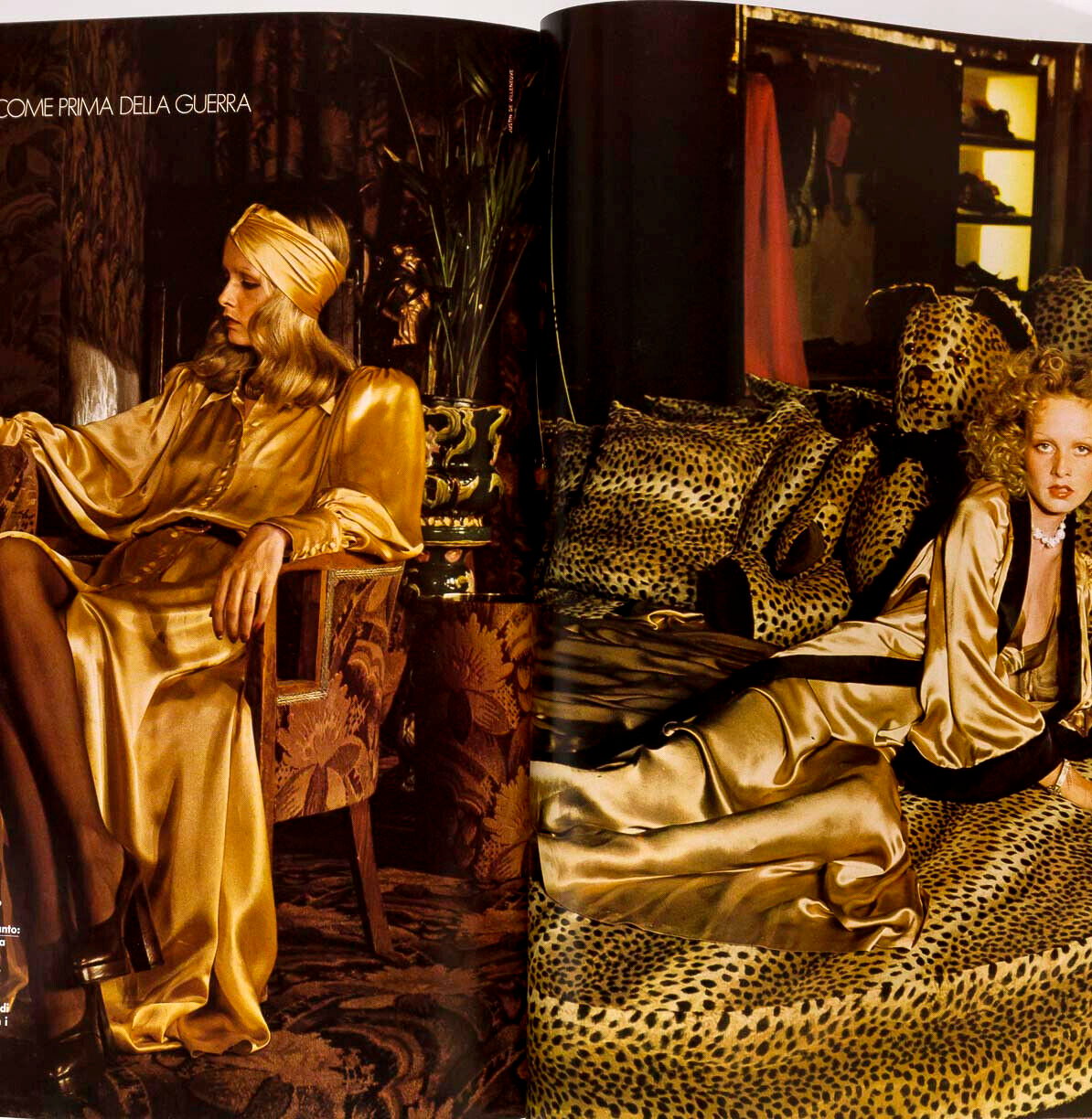 Debbie Biernacki TWIGGY Biba VOGUE ITALIA March 1974 Joe Dallesandro ALTA MODA