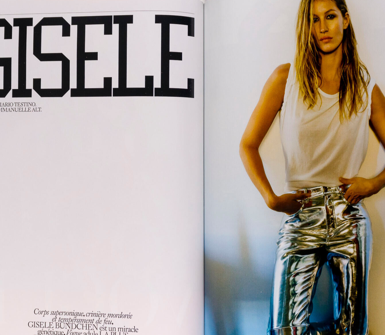 Gisele SHARON TATE Lily Rose Depp VOGUE PARIS October 2015 Jane Birkin VERUSCHKA