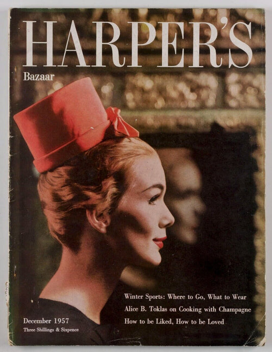 Balenciaga SUZY PARKER Avedon ST MORITZ Christian Dior tribute UK Harpers Bazaar