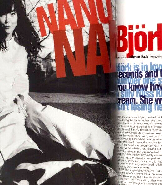 Bjork KYLIE Rei Kawakubo DAZED & CONFUSED December 1995 UNKLE Donna Trope # 16